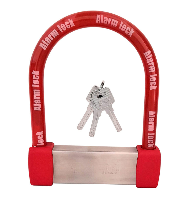 Bike Lock Heavy Duty Alarm U Lock and Combination Chain Lock