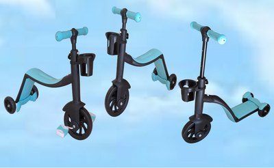 ONLY AVAILABLE in the USA. 3 in 1 Kids Tricycle/Baby Balance Bike and Kids Scooter. Tricycle for Toddlers 18-60 Months, Bike for Toddlers. Converts from a Balanced Bike/Scooter/Trike. Easy Push Button Settings.