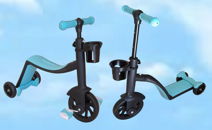 ONLY AVAILABLE in the USA. 3 in 1 Kids Tricycle/Baby Balance Bike and Kids Scooter. Tricycle for Toddlers 18-60 Months, Bike for Toddlers. Converts from a Balanced Bike/Scooter/Trike. Easy Push Button Settings.